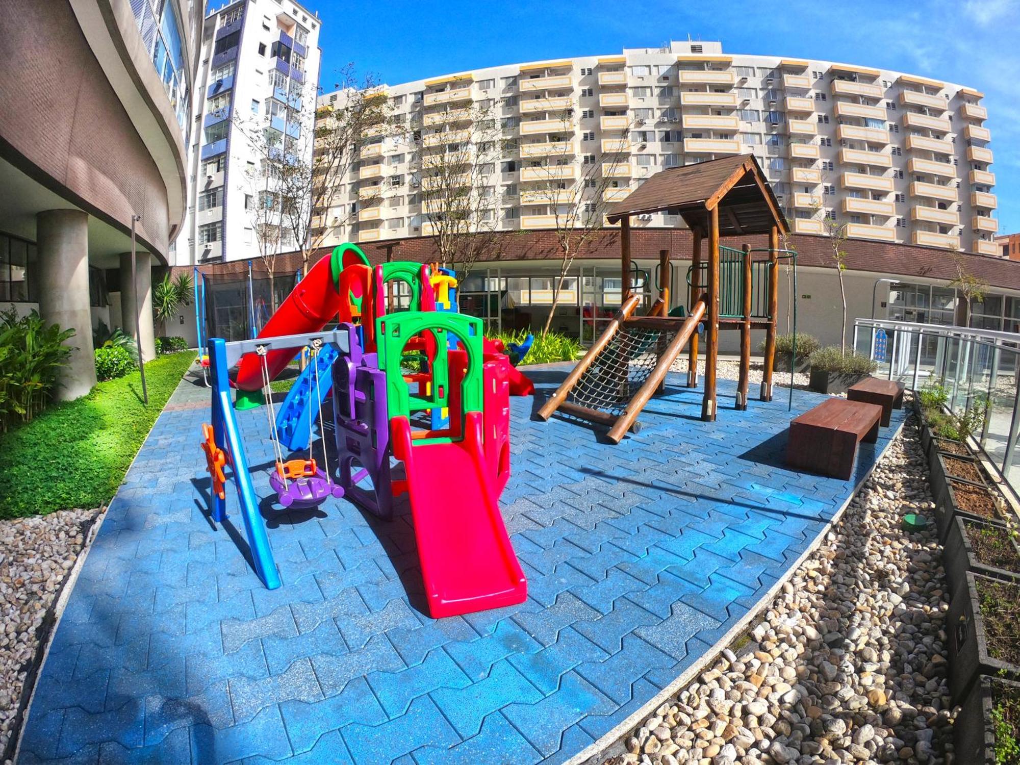 Book Santos - Condominio Unlimited - Apartamento Com Vista Mar E Apartamento Com Vista Piscina Екстер'єр фото